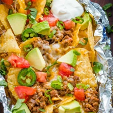 Foil Pack Baked Nachos Recipe Page