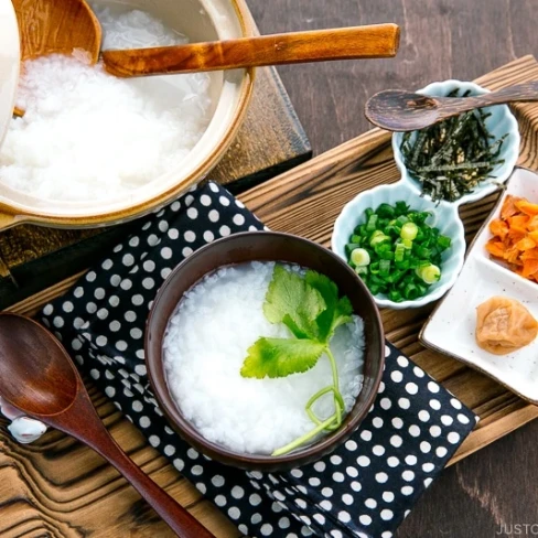 Japanese Rice Porridge (Okayu) Image