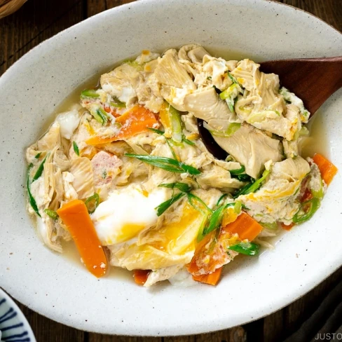 Japanese Simmered Egg and Yuba Tofu Skin (Tamagotoji) Image