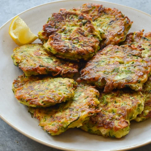 Zucchini Fritters with Feta and Dill Image