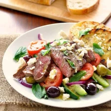 Greek Lamb and Salad Dinner Recipe Page