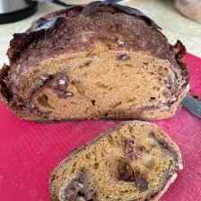 Sweet Sourdough Pumpkin Bread With Cinnamon And Pecans Recipe Page