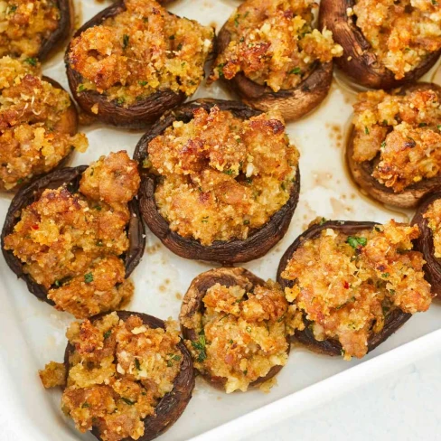 Easy Sausage-Stuffed Mushrooms Image