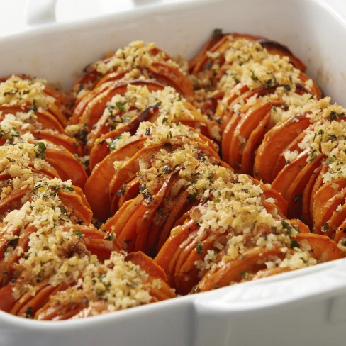 Hasselback Sweet Potato Casserole Image