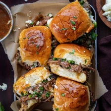 Shredded Beef Sliders Recipe Page