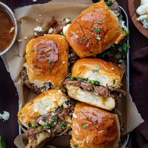 Shredded Beef Sliders Image