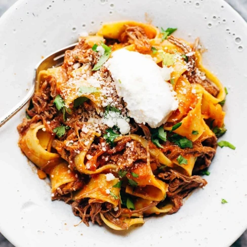 Slow Cooker Beef Ragu with Pappardelle Image