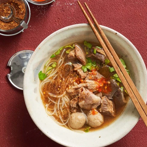 Thai Beef Noodle Soup Image