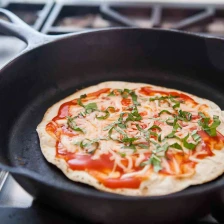 Skillet Tortilla Pizza Recipe Page