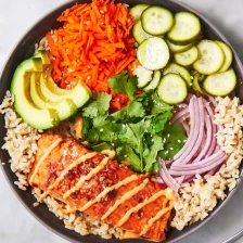 Spicy Salmon Bowls Recipe Page