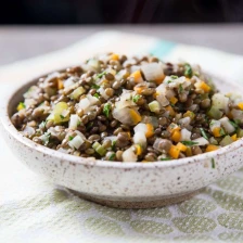 Easy French Lentils With Garlic and Herbs Recipe Recipe Page