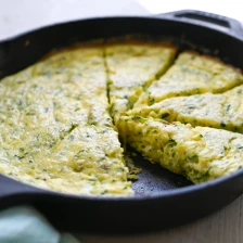 Zucchini &amp; Cheddar Frittata Recipe Page