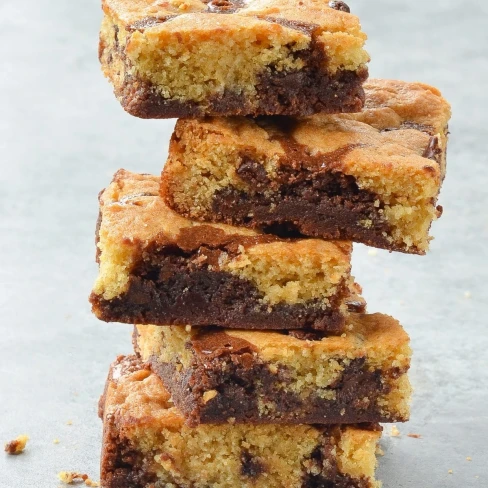 Brookies (Brownie and Chocolate Chip Cookie Bars) Image