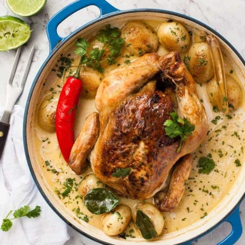 Pot Roasted Coconut Chicken Image