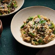 Mushroom and Asparagus Risotto Recipe Recipe Page