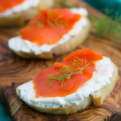 Smoked Salmon Tea Sandwiches (Canapés) Image