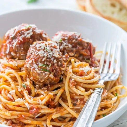 Spaghetti and Meatballs Recipe Image