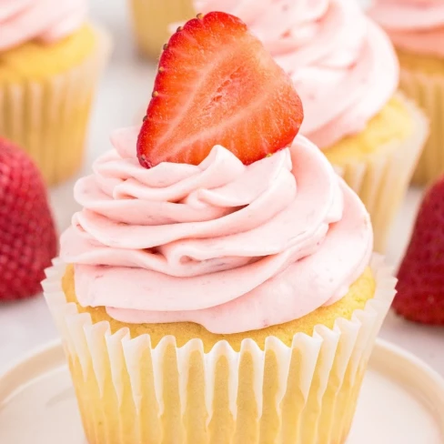 Strawberry Cream Cheese Frosting Image