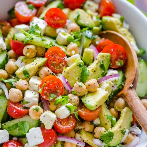 Chickpea Salad Recipe Image