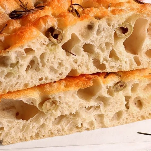 Big Bubble, NO-Knead Focaccia Bread | SOFT &amp; EASY Focaccia! Image