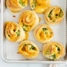 Broccoli and Cheese Pinwheels Recipe Page