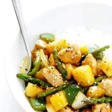 Pineapple Ginger Chicken Stir-Fry Recipe Page