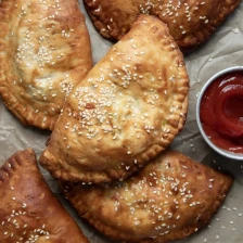 Air Fryer Cheeseburger Hand Pies Recipe Page