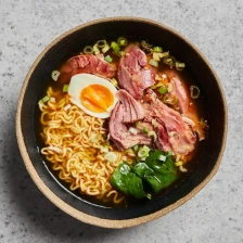 Ham-broth Ramen Noodle Soup Recipe Page