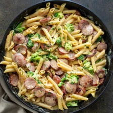 Creamy Kielbasa Broccoli Skillet Recipe Page