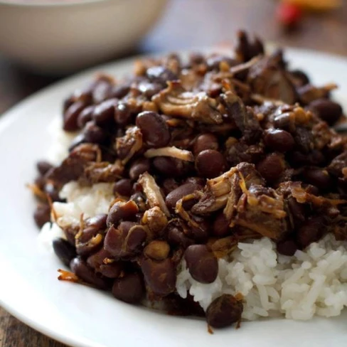 Crockpot Pork Adobo With Black Beans Image