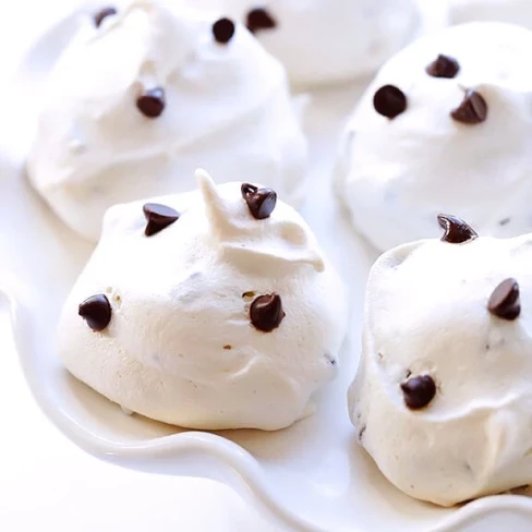 35-Calorie Chocolate Chip Meringue Cookies Image