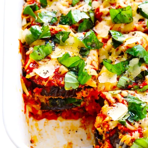 Baked Eggplant Parmesan Image