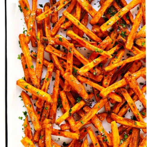 The BEST Baked Sweet Potato Fries Image