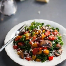 Warm Balsamic Kale Salad Recipe Page