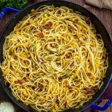 Parmesan Corn Bacon Pasta Recipe Page