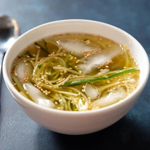 Icy-Cold Korean Cucumber Soup (Oi Naengguk) Recipe Image