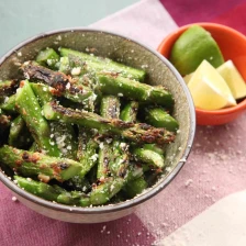 Broiled Asparagus With Cotija Cheese Recipe Recipe Page