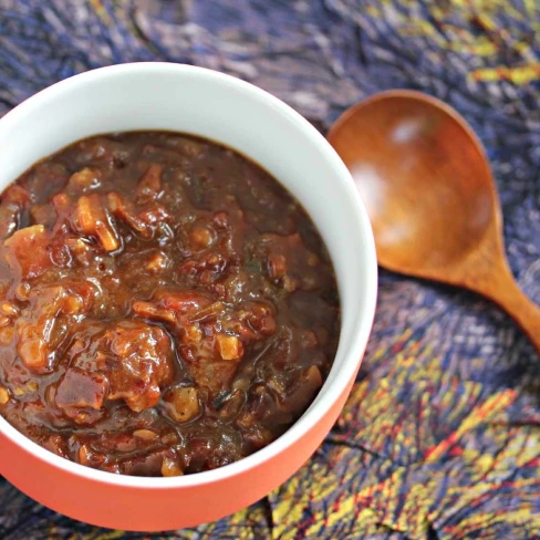 Tangy and Sweet Tomato-Bacon Jam With Onions and Garlic Recipe Image