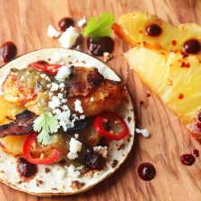 Slow-Roasted Bacon-Wrapped-Pineapple Tacos Recipe Recipe Page