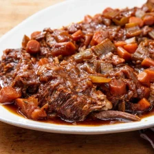 Pressure Cooker Jewish-Style Braised Brisket With Onions and Carrots Recipe Recipe Page