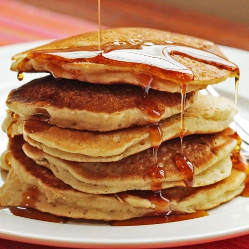 Vegan Pancakes Made With Aquafaba Recipe Image