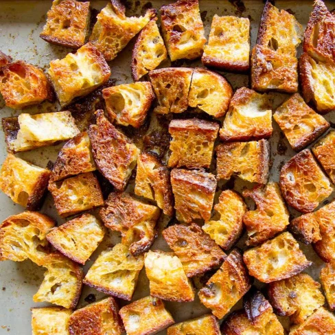 Sourdough Anchovy Croutons Image