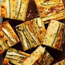 Zucchini cheese muffin slab Recipe Page