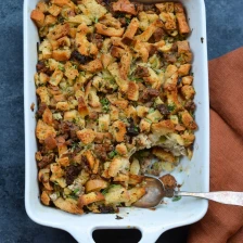 Easy Sausage &amp; Herb Stuffing Recipe Page