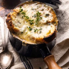 Creamy French Onion And Mushroom Soup. Recipe Page