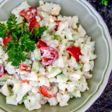 Cauliflower Cucumber and Tomato Salad Recipe Recipe Page