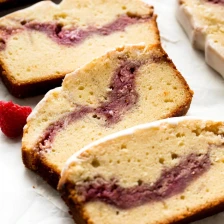 Raspberry Swirl Pound Cake Recipe Page