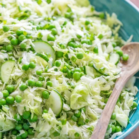 Cabbage and Pea Salad Recipe Image