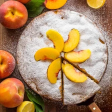 Peach Cake Recipe (VIDEO) Recipe Page