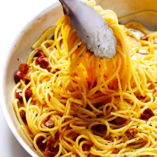 Spanish Chorizo Spaghetti Carbonara Recipe Page